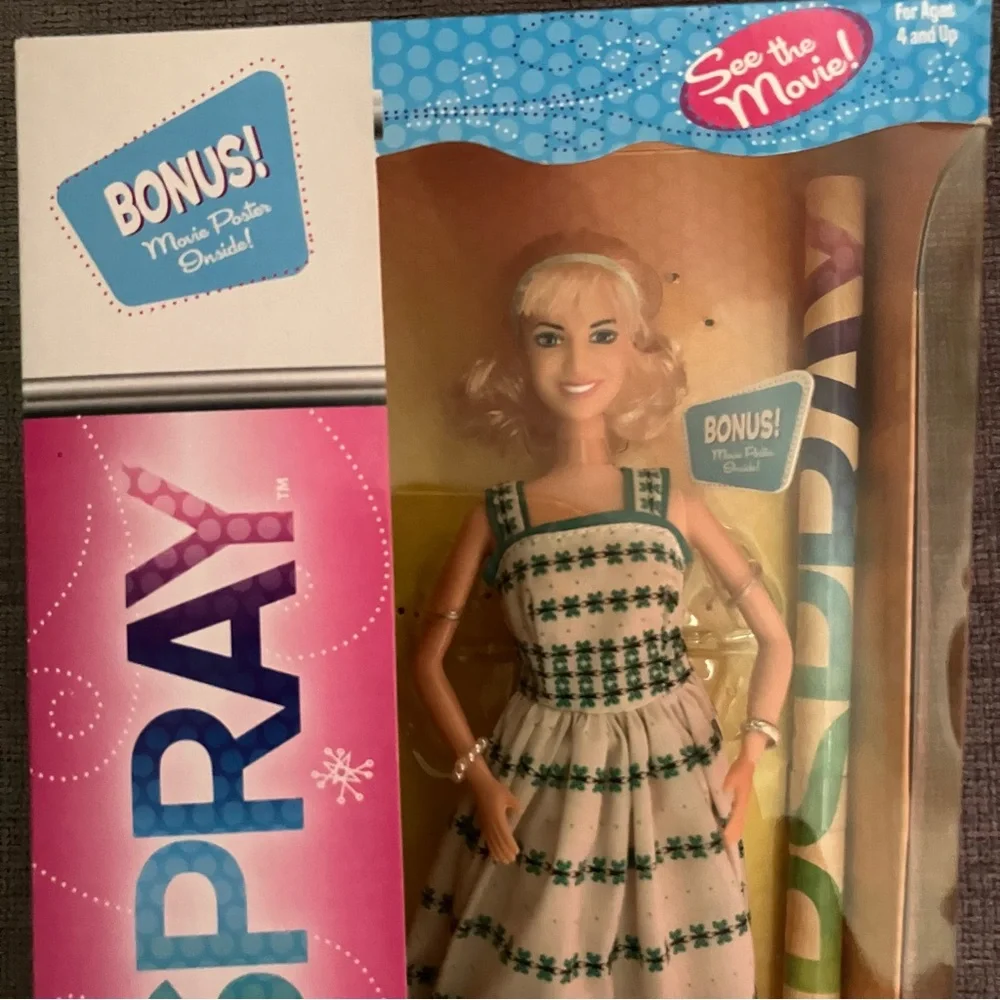 HAIRSPRAY Amber Von Tussle 2007 Collectible Rare Vintage Doll NWT